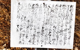 南無阿弥陀仏慰霊碑 台転場 解説 南無阿弥陀仏慰霊碑 台転場 解説